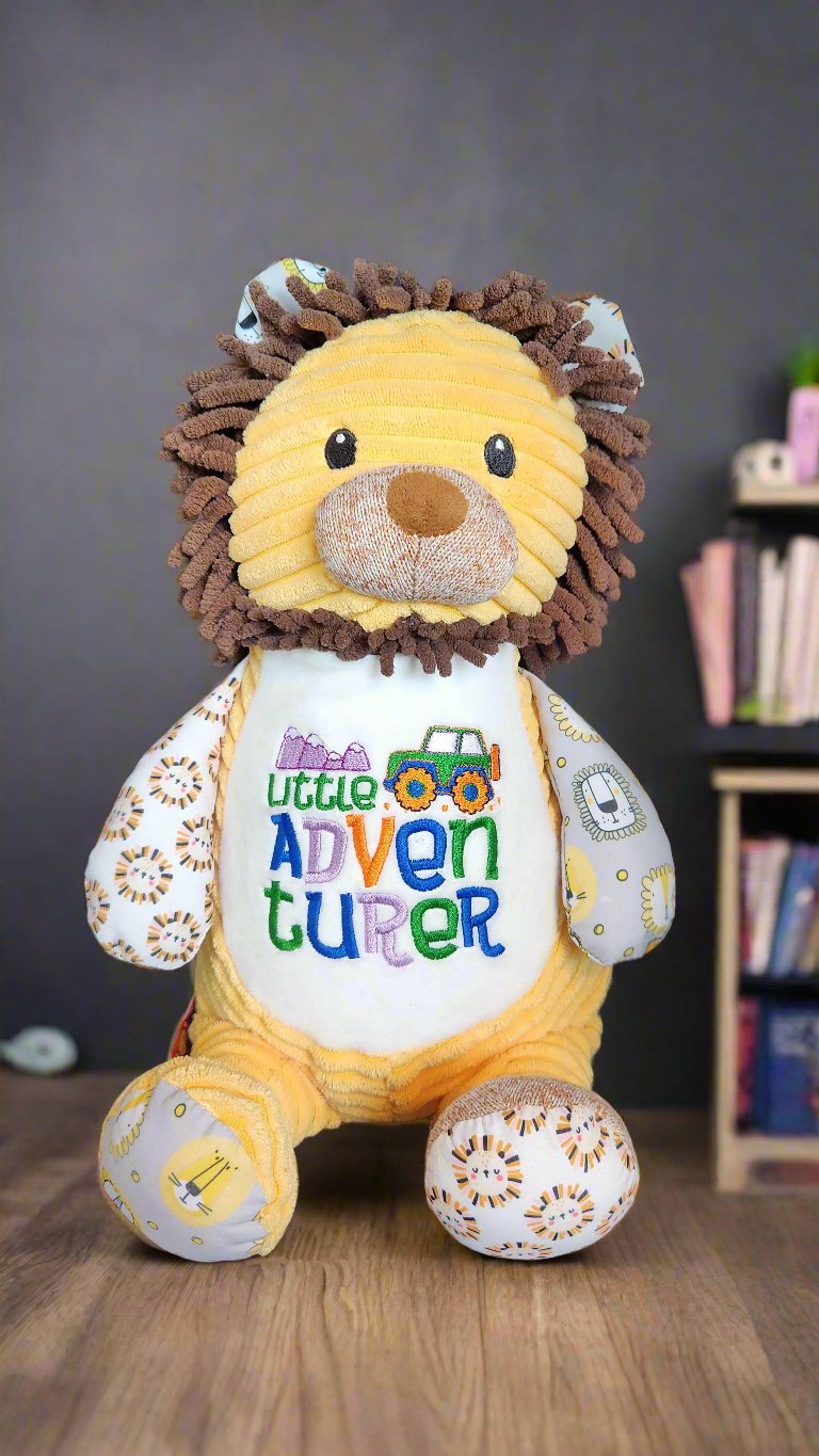 Embroidered Sensory Lion