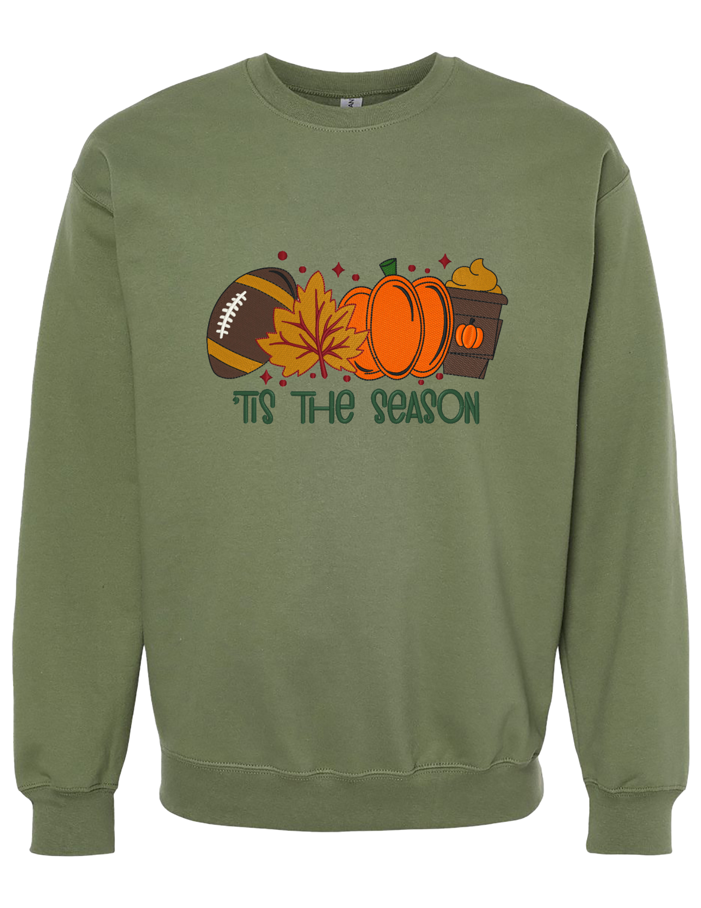 Tis The Season Embroidered Sweatshirt