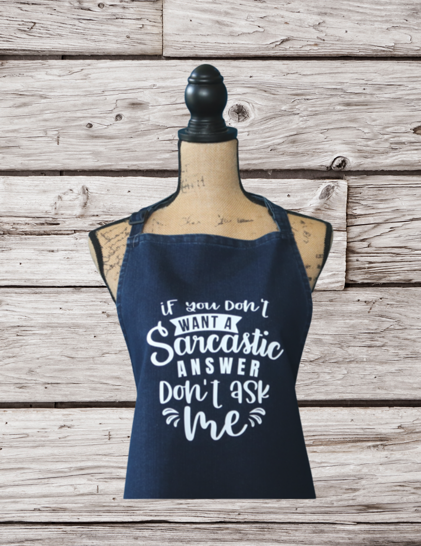 Sarcastic Answer - Adult Kitchen Apron