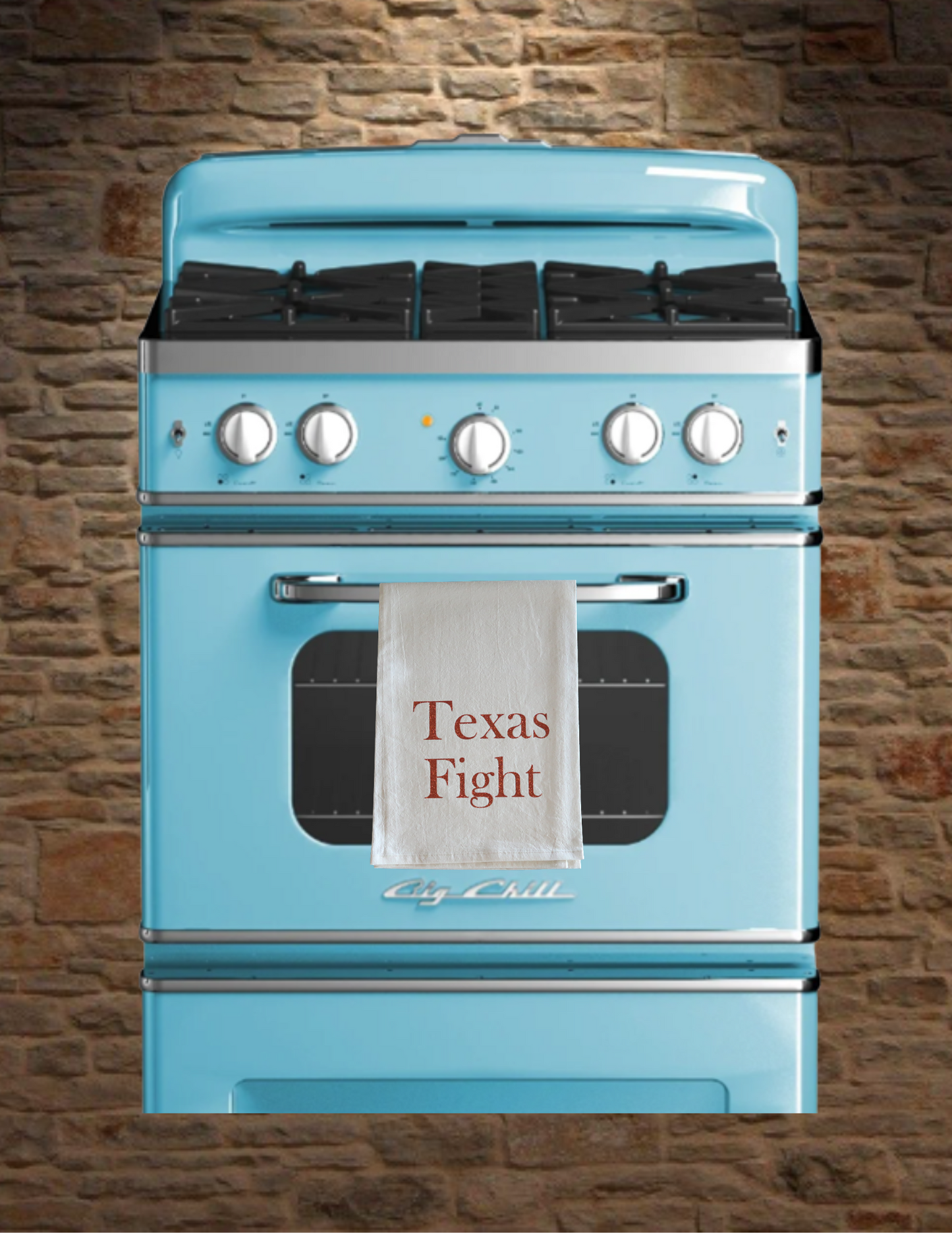 Texas Fight - Tea Towel