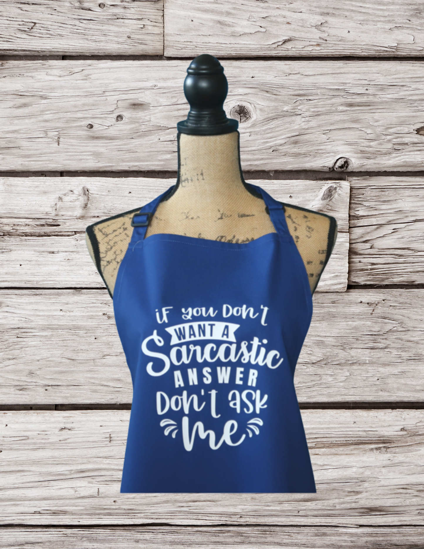 Sarcastic Answer - Adult Kitchen Apron