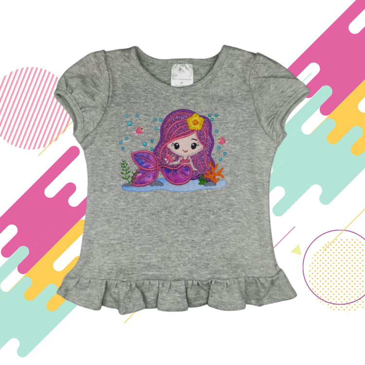 Mermaid - Toddler Top