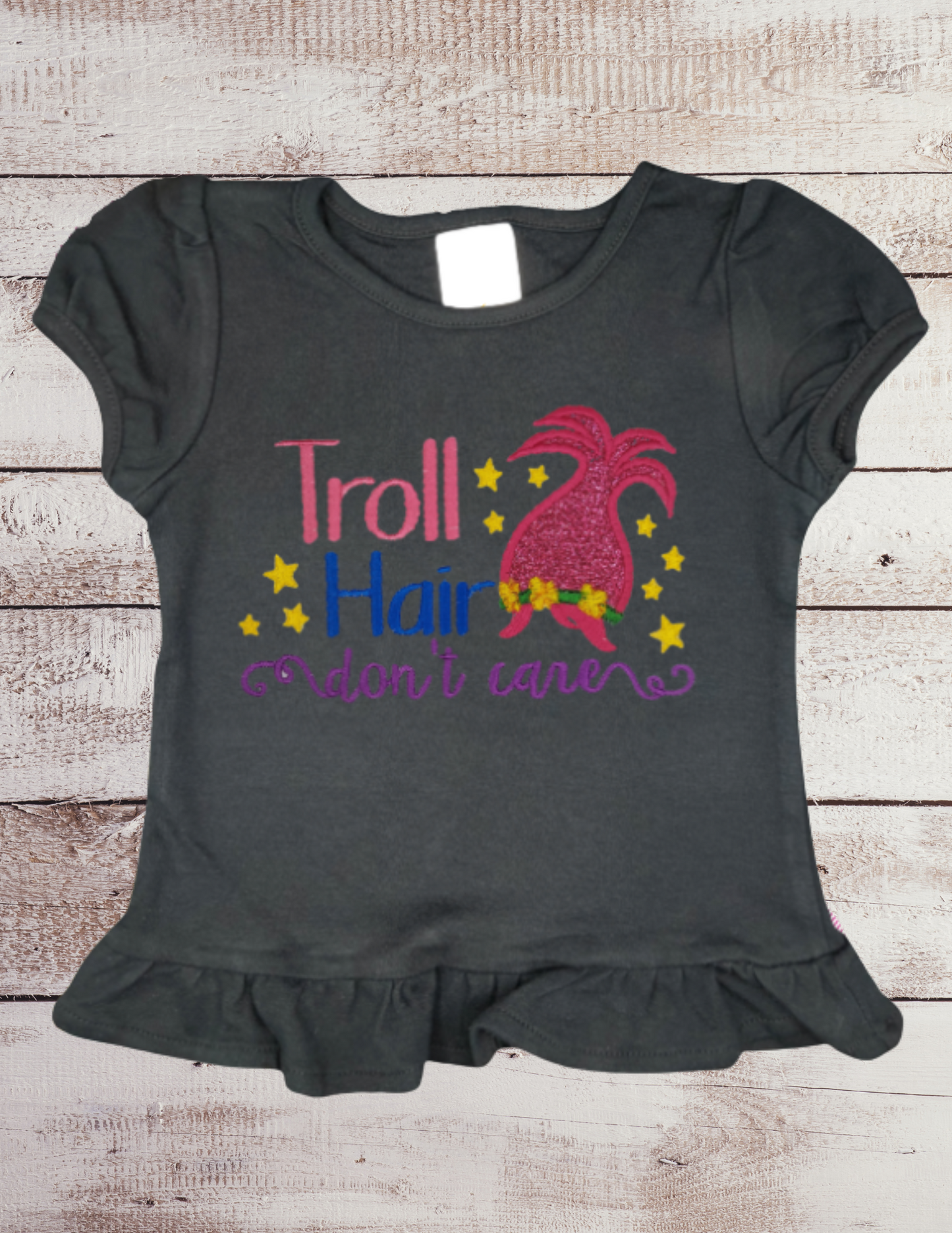 Troll Hair Don't Care -Toddler Top
