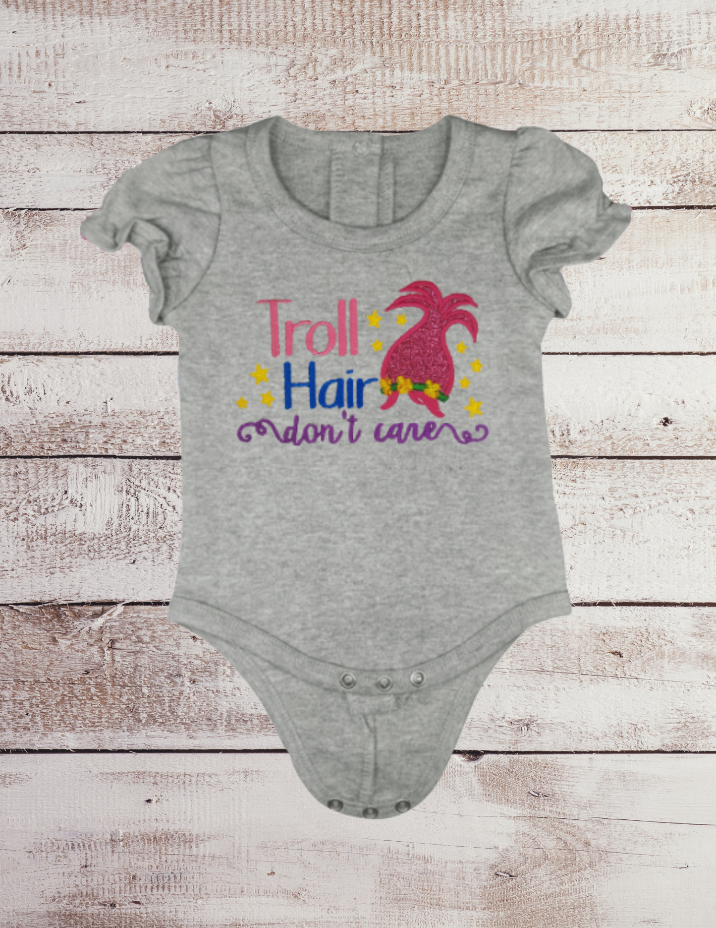 Troll Hair Don't Care - Baby Bodysuit