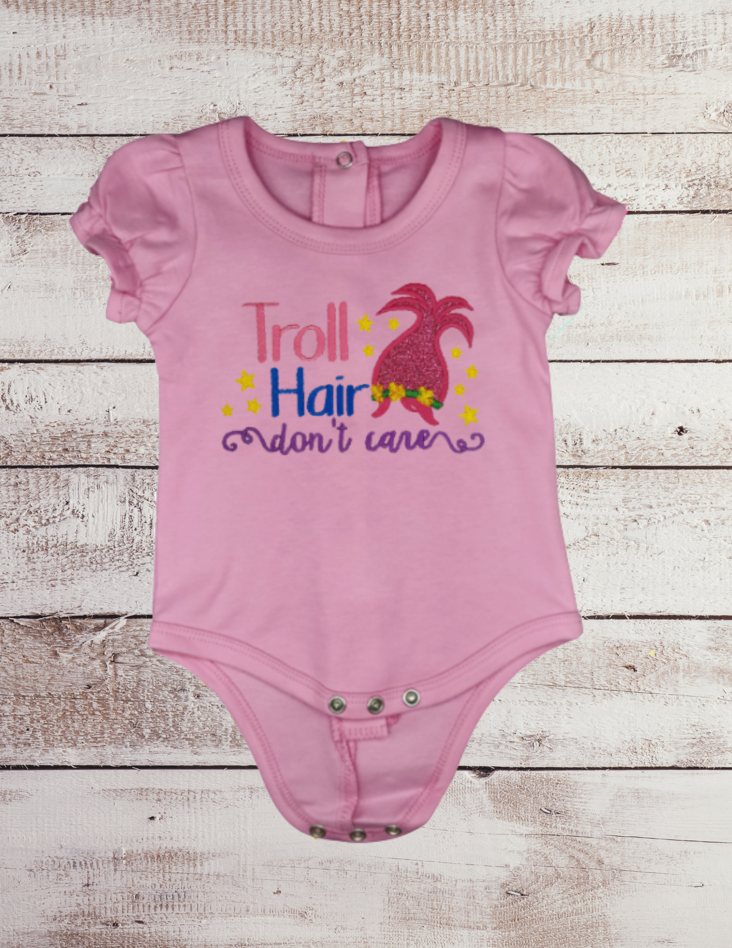 Troll Hair Don't Care - Baby Bodysuit