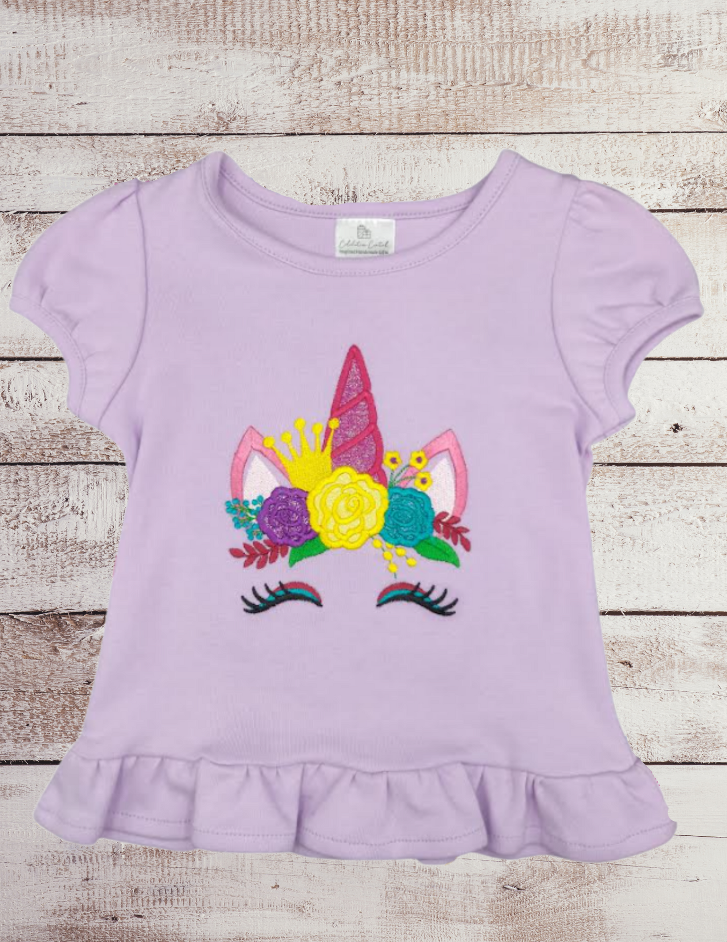 Unicorn Crown - Toddler Top