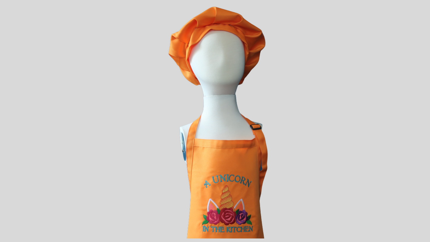 Unicorn In The Kitchen - Kids Apron