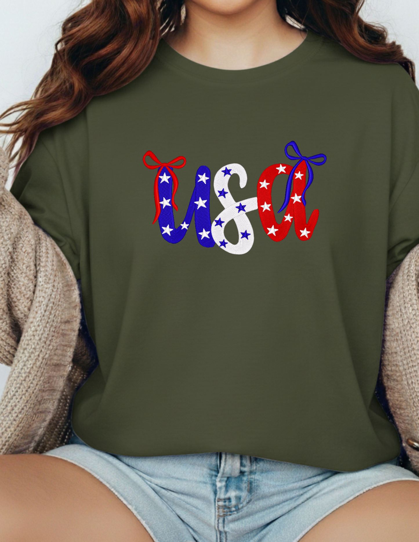 USA-Embroidered Shirt