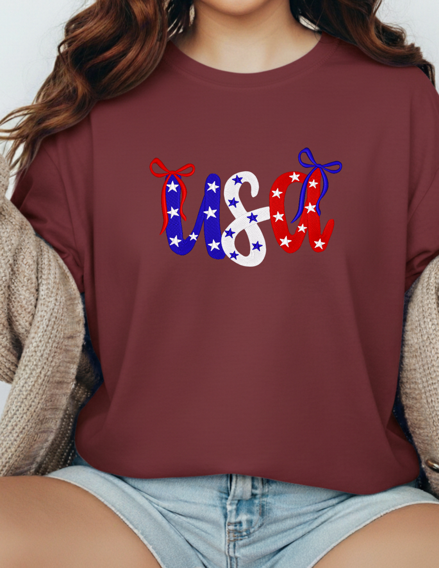 USA-Embroidered Shirt