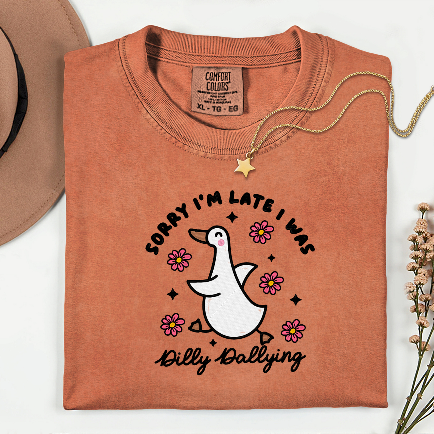 Dilly Dallying-Embroidered Shirt