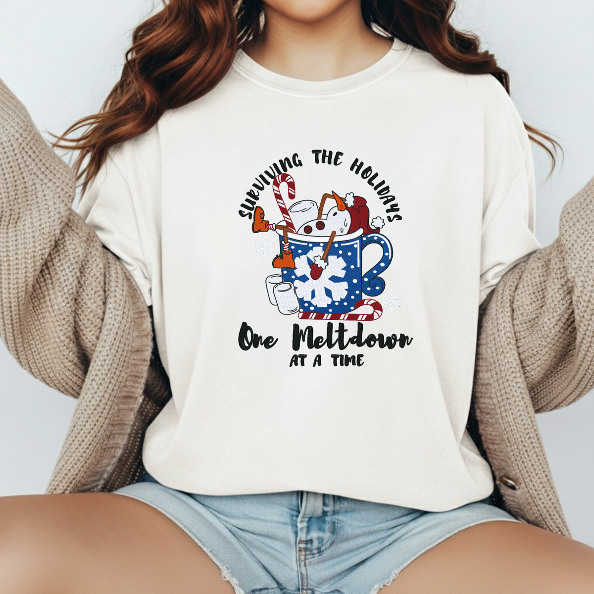 Embroidered Snowman