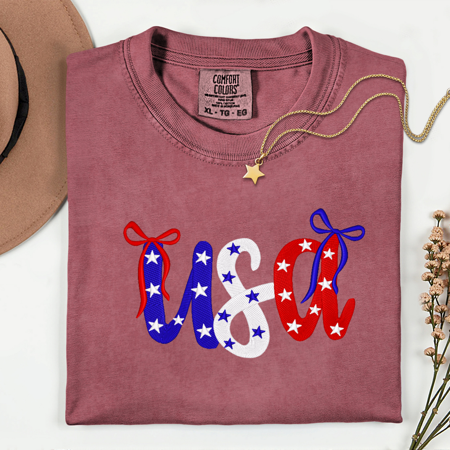 USA-Embroidered Shirt