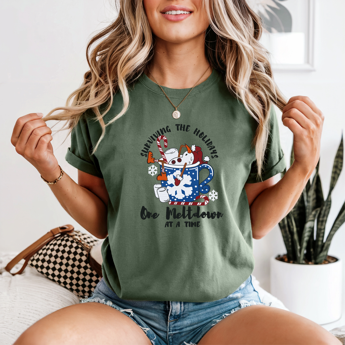 Embroidered Snowman