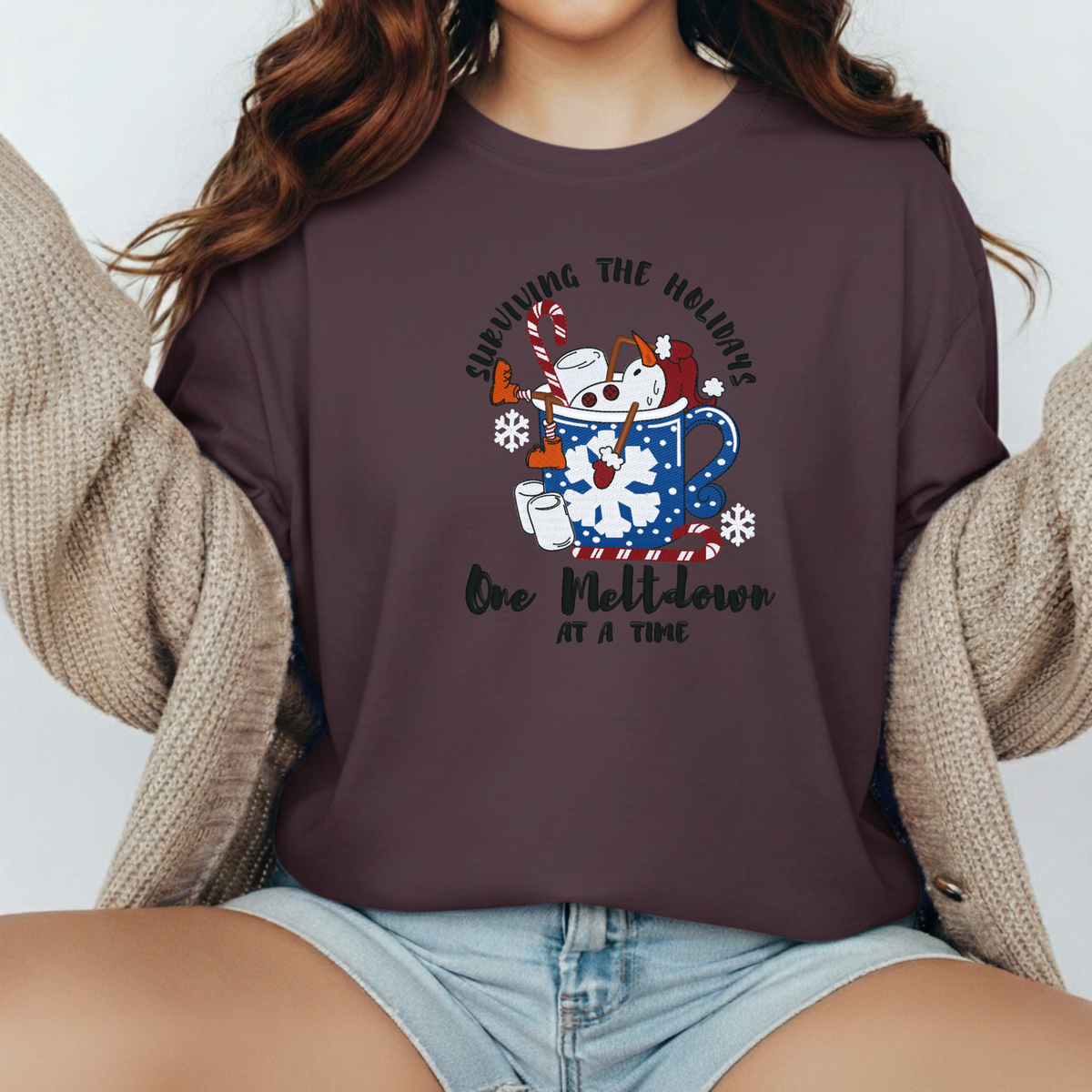 Embroidered Snowman
