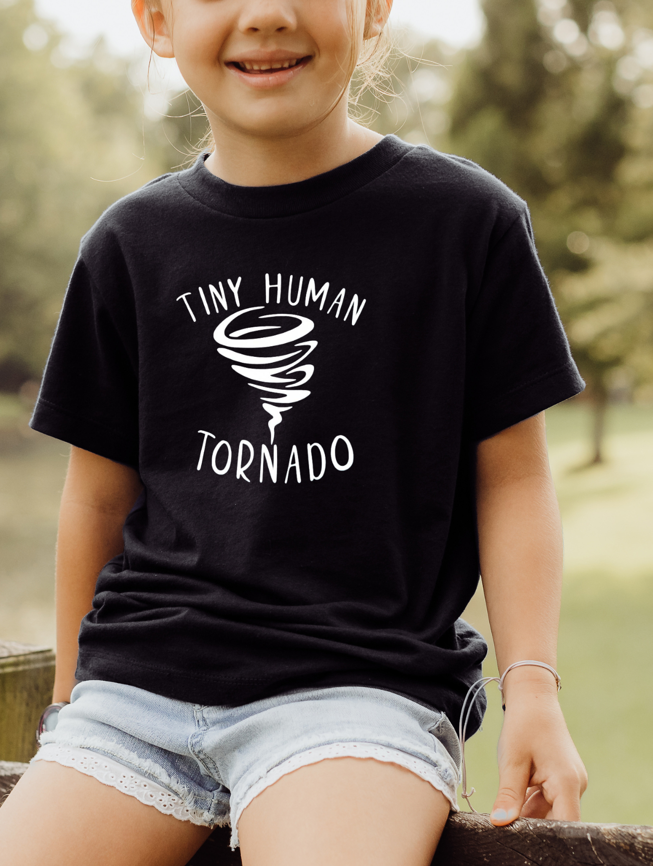 Tiny Human Tornado - Youth T-shirt