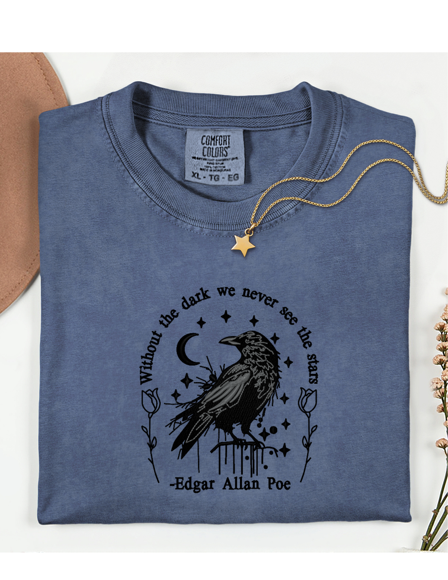 Embroidered Raven Shirt