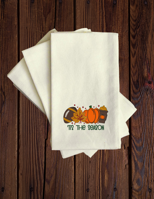 Tis The Season-Embroidered Flour Sack Towel