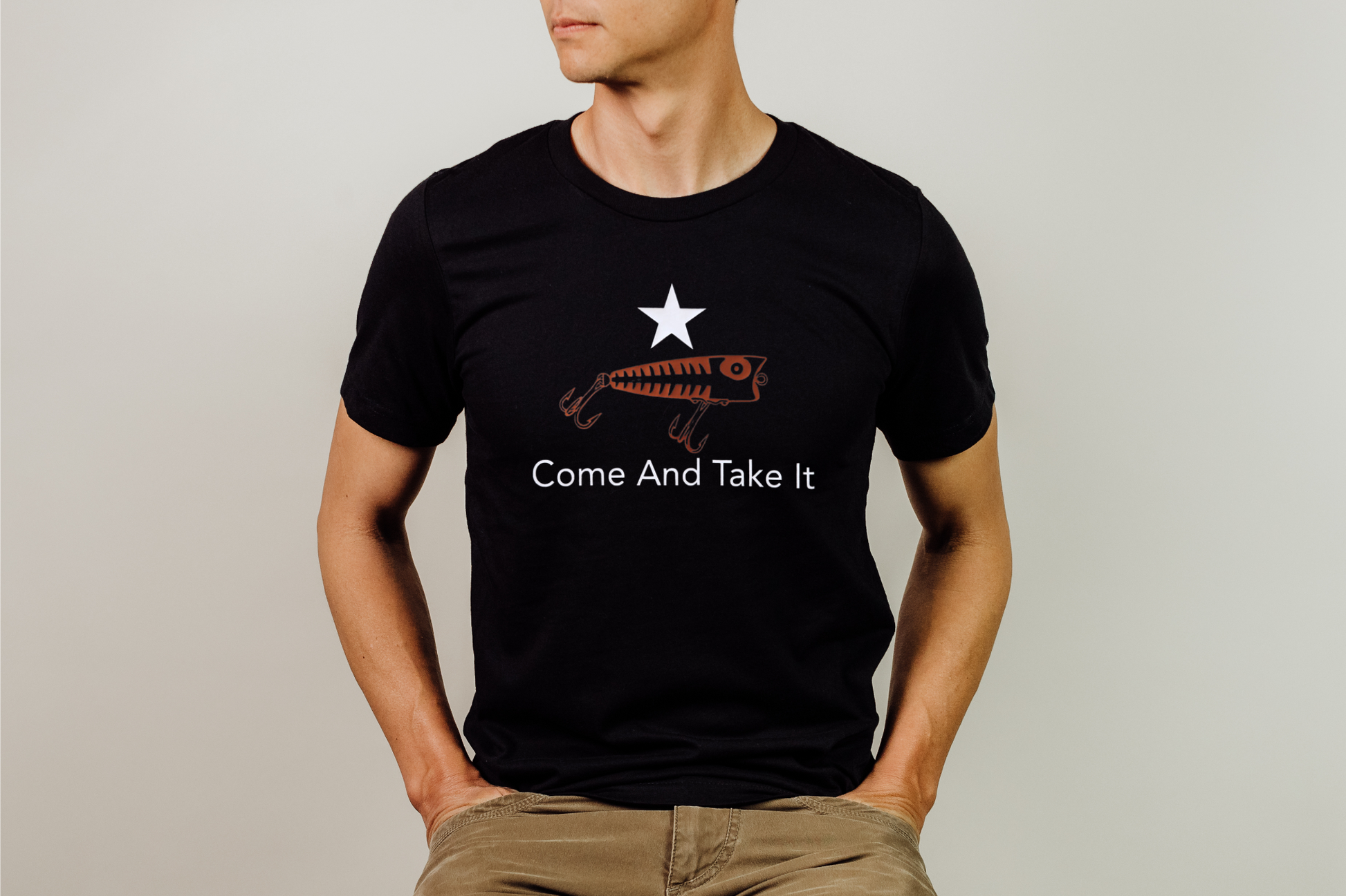 come and take it fishing lure Come and Take It (Fishing Lure) Unisex T-shirt – Celebration Central