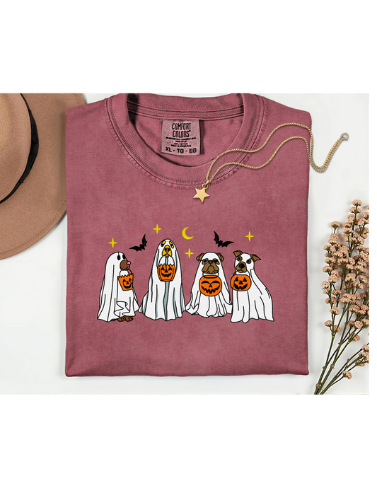 Embroidered-Ghost Dogs