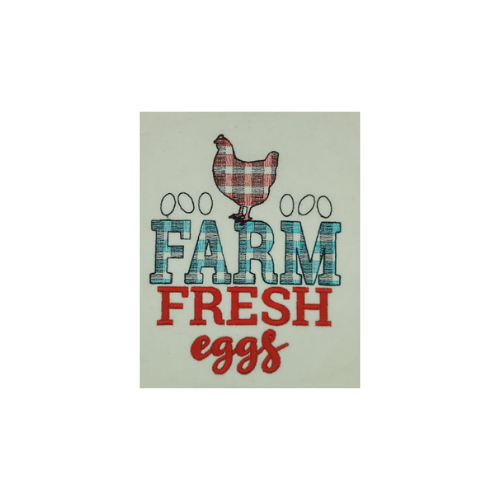 Farm Fresh Eggs - Tea Towel