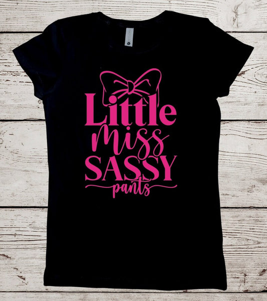 Little Miss Sassy Pants - Youth T-shirt