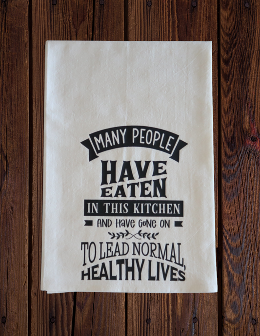 Many People Have Eaten - Tea Towel