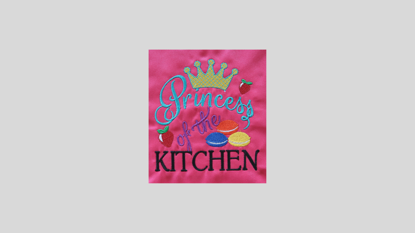Princess Of The Kitchen - Kids Apron