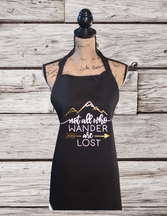 Not All Who Wander - Adult Kitchen Apron