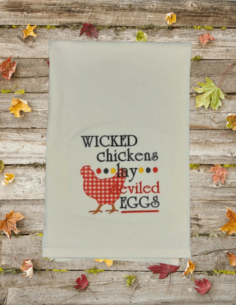 Wicked Chickens - Tea Towel