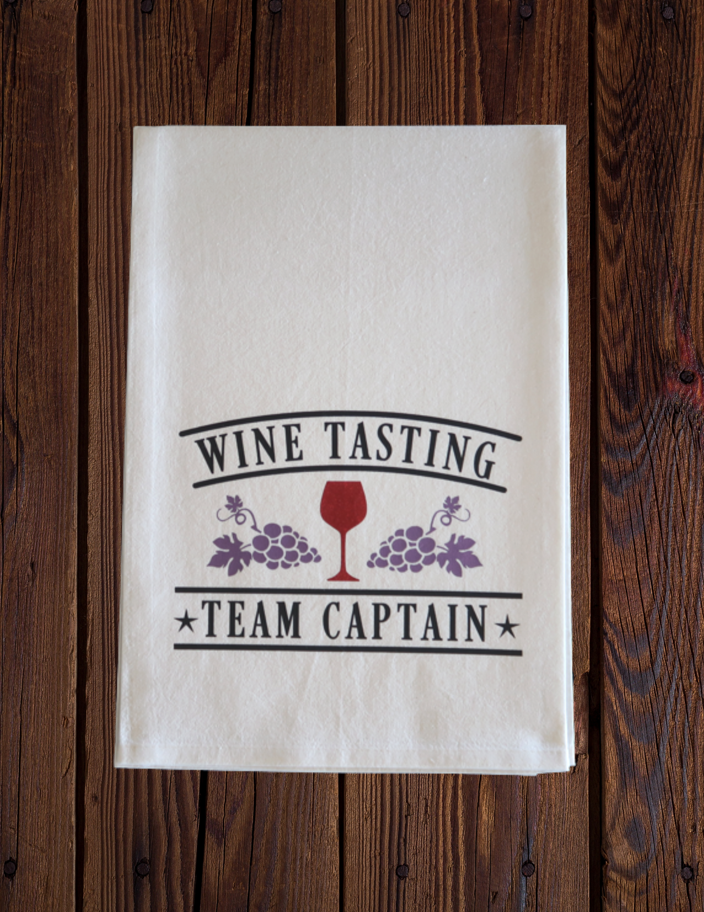 Wine Tasting Team Captain - Tea Towel